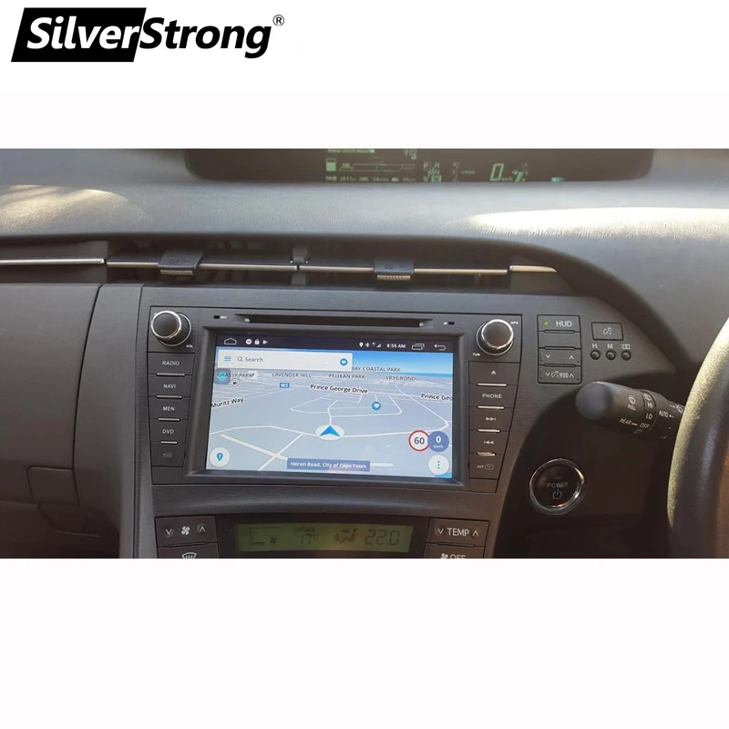 SilverStrong 8 дюймовый Android 10 0 автомобильный DVD плеер для Toyota Prius левая и правая рука 4G