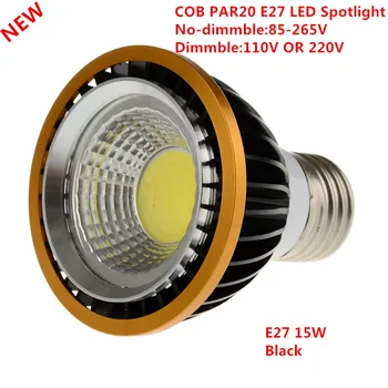 

30XDHL New PAR20 COB dimmable E27 LED Spot Light 9W/15W par20 Bulb Lamp Warm White/Cool White/Pure White Spotlight Lighting