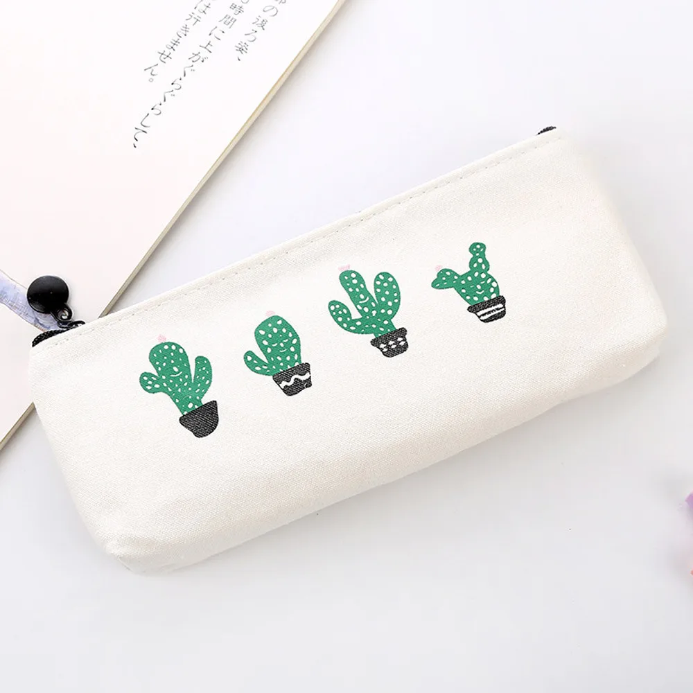 20*8*3 cm Travel Cactus School Student Animal Wash Organizer Storage Bags Cartoon Pencil Case Dropshipping Sep22 | Дом и сад