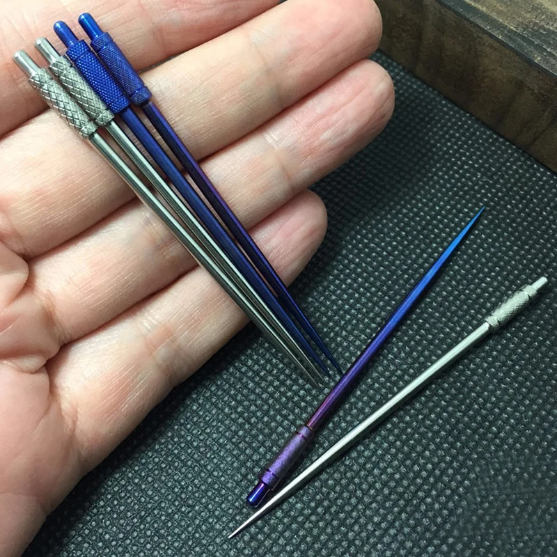 

1pcs Rust Free Portable Titanium Outdoor Exquisite Toothpick EDC Camping Tool