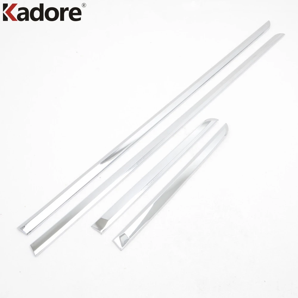 

For Subaru Forester 2013 2014 ABS Chrome Side Door Body Molding Line Cover Trim Protector Decoration Exterior Accessories 4pcs