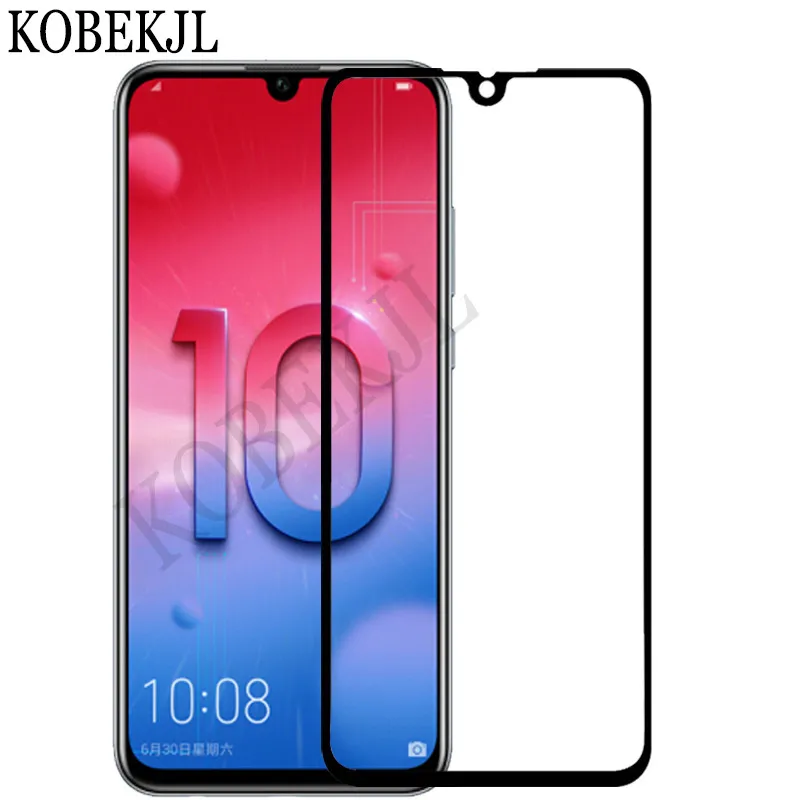 Защитное стекло для экрана Huawei Honor 10 Lite закаленное 10lite с полным покрытием пленка 6