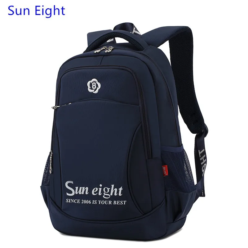 Sun Eight high school font b backpack b font men travel bags male bag for font