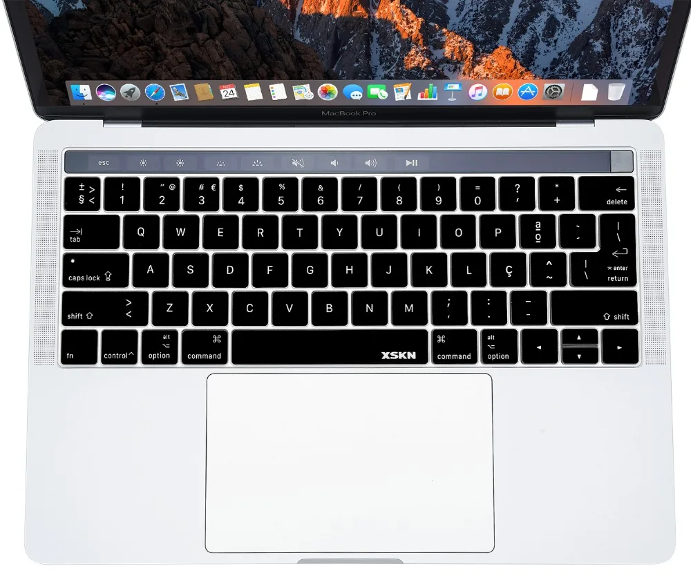XSKN Portuguese Keyboard Cover Skin for Macbook Air 13 Pro Retina 15