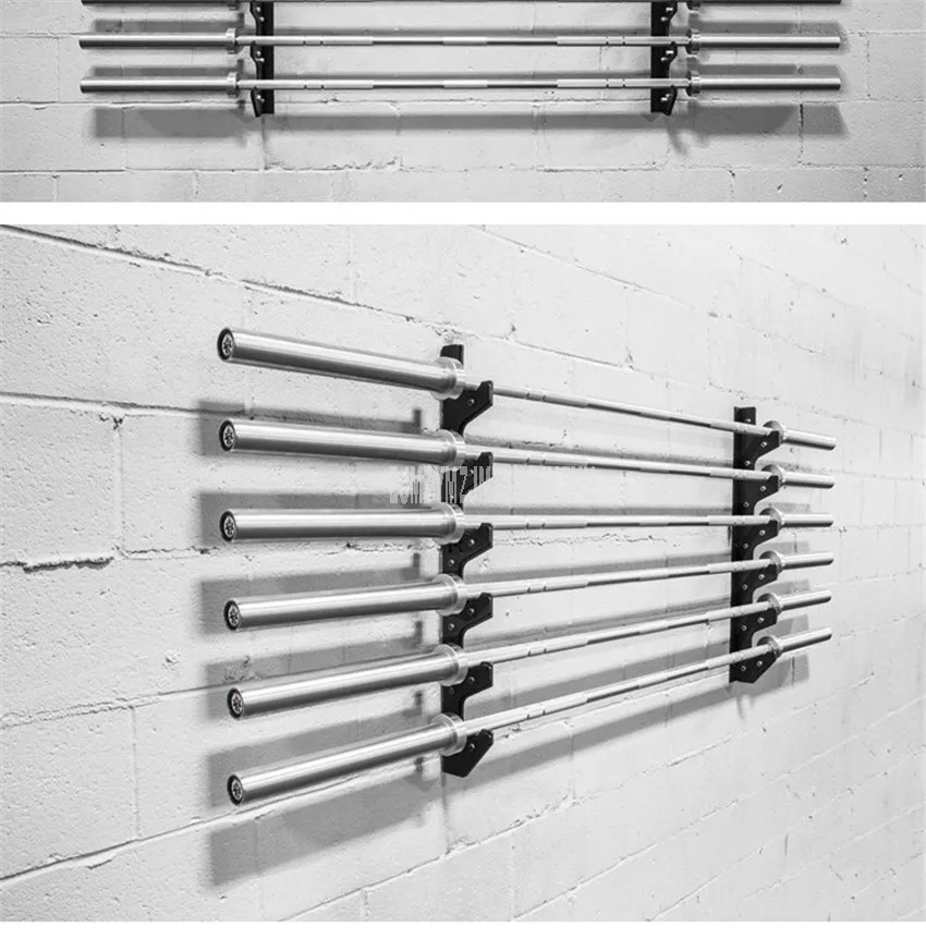 WBR501 6 слоев настенный штанга барная стойка рамка для Штанги штанга Бар хранения Дисплей Держатель оборудования аксессуары