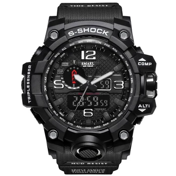 

Men Military G Style Watch 50m Waterproof Wristwatch LED Quartz Clock Watch Male relogios masculino S Shock Sport Watches Men