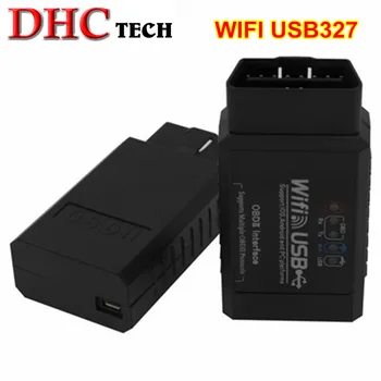 

ELM327 Wifi USB Scanner Wi-Fi ELM 327 OBDII Car Diagnostic Interface Scanner Works With All OBD-II Protocol