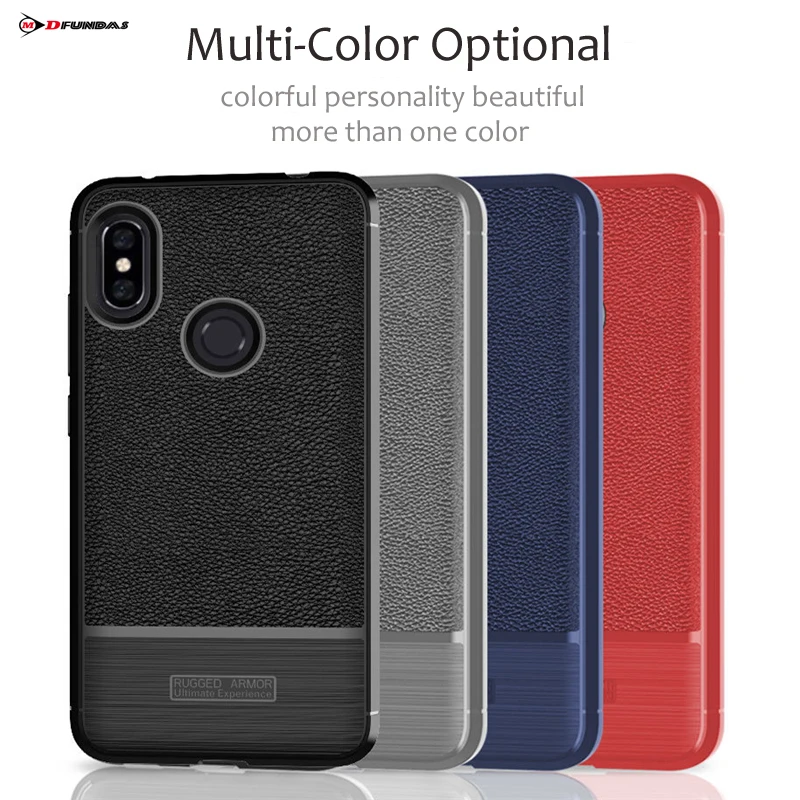 Чехол для Xiaomi Redmi Note 6 Pro чехлы Xiomi кожаный силиконовый черный роскошный чехол