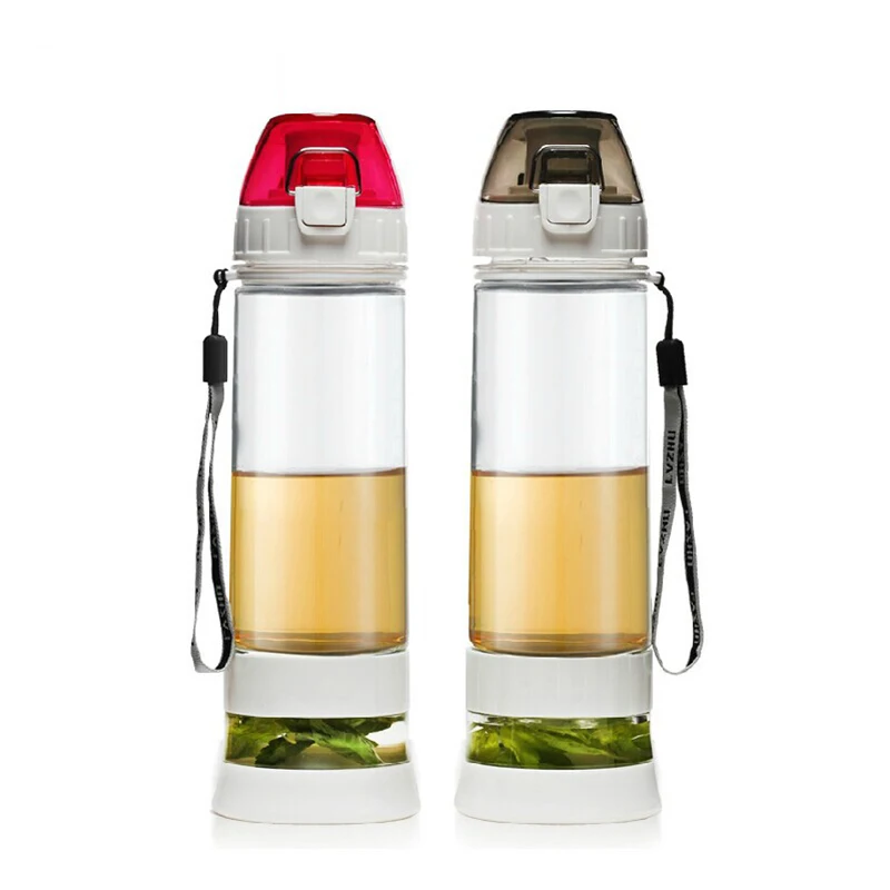 600ml Creative Outdoor Tour Travel Plastic PC Water Bottles Handy Cup