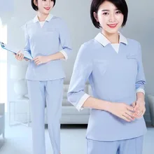Новая рабочая одежда для косметолога, униформа со средним рукавом для корейских больниц, костюм медсестры, костюм техника СПА