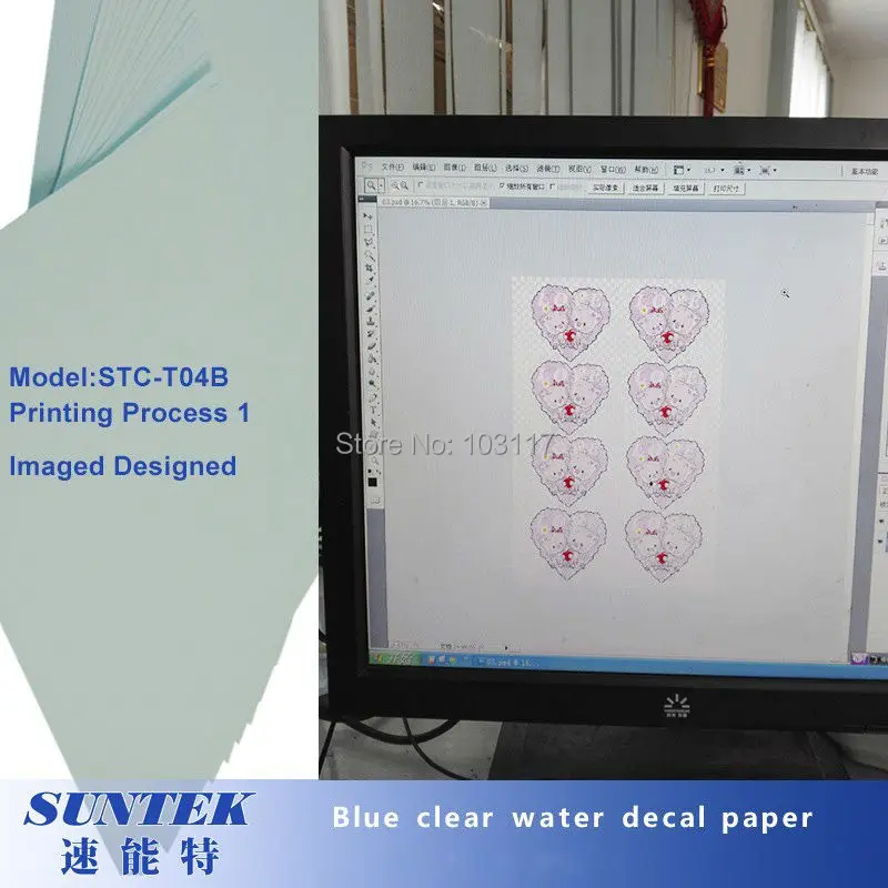 water decal paper by ink