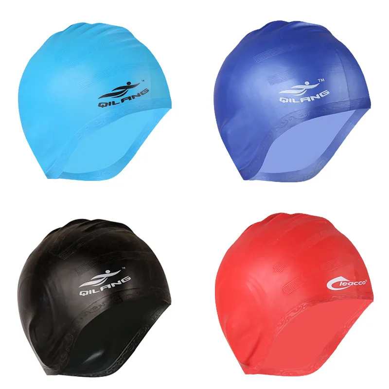

Professional Swimming Cap Adult Male And Female Comfortable Ear Protection Sealing Waterproof Elastic Silica Gel Bathing Cap