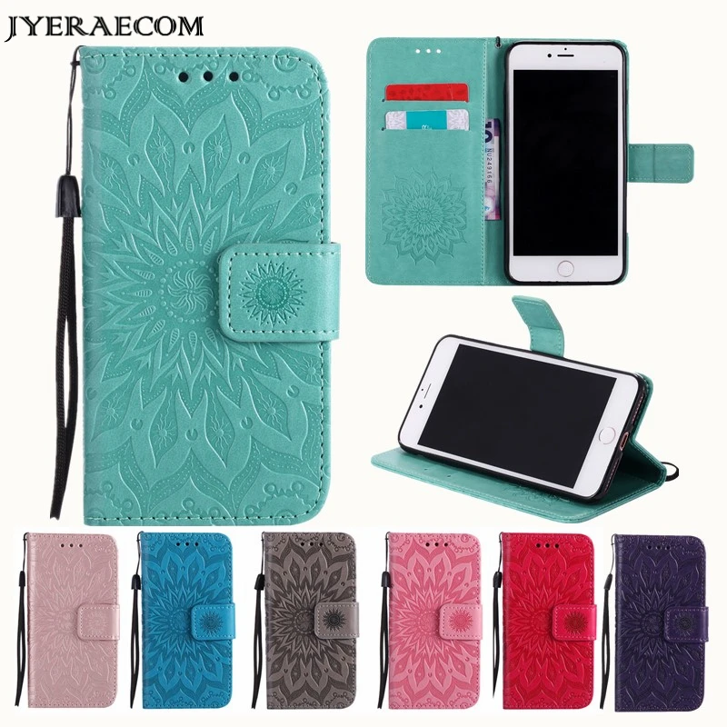 Coque подсолнечника флип чехол для Apple iPod Touch 5 искусственная кожа + силиконовая