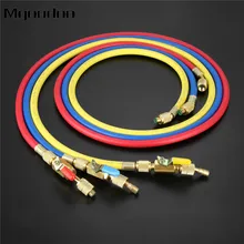 3Pc 1.5m R410A AC Charging Hose Ball Valve HVAC 1/4'' SAE Shut Valve For Air Condition A/C Refrigerant R134A R12 R22 R502 800psi 3Pc 1.5m R410A AC Charging Hose Ball Valve HVAC 1/4'' SAE Shut Valve For Air Condition A/C Refrigerant R134A R12 R22 R502 800psi