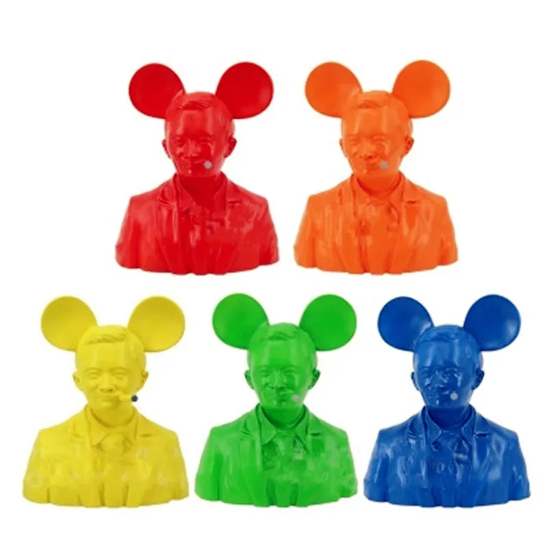 

Street Art OriginalFake Medicom Toy KAWS Figures Head Portraits Statue Action Figure Collection Model Toy G1223