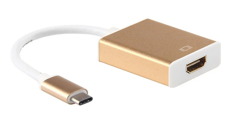 Baolyda USB C док-станция HDMI Тип C к HDMI концентратор адаптер 4 к USB C многопортовый адаптер USB C конвертер для MacBook/Chromebook Pixel/Dell - Цвет: HDMI Gold