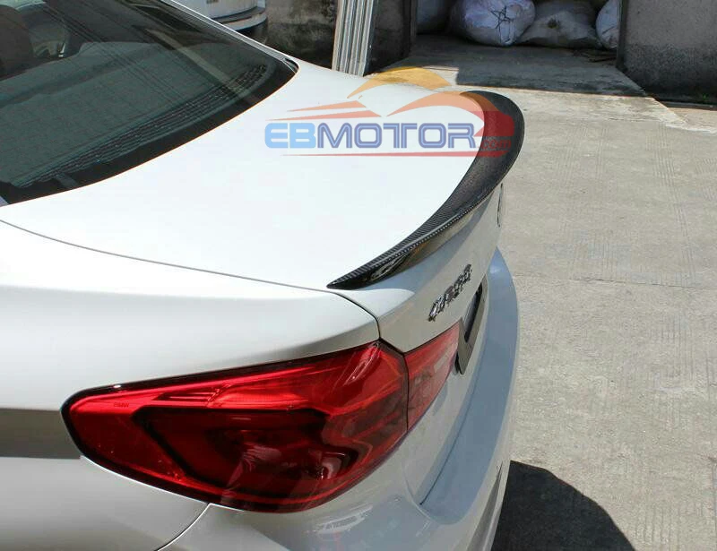 MP Style Real Carbon Fiber Trunk lip Spoiler Wing For BMW 530i 540i G30 2017UP1_0623