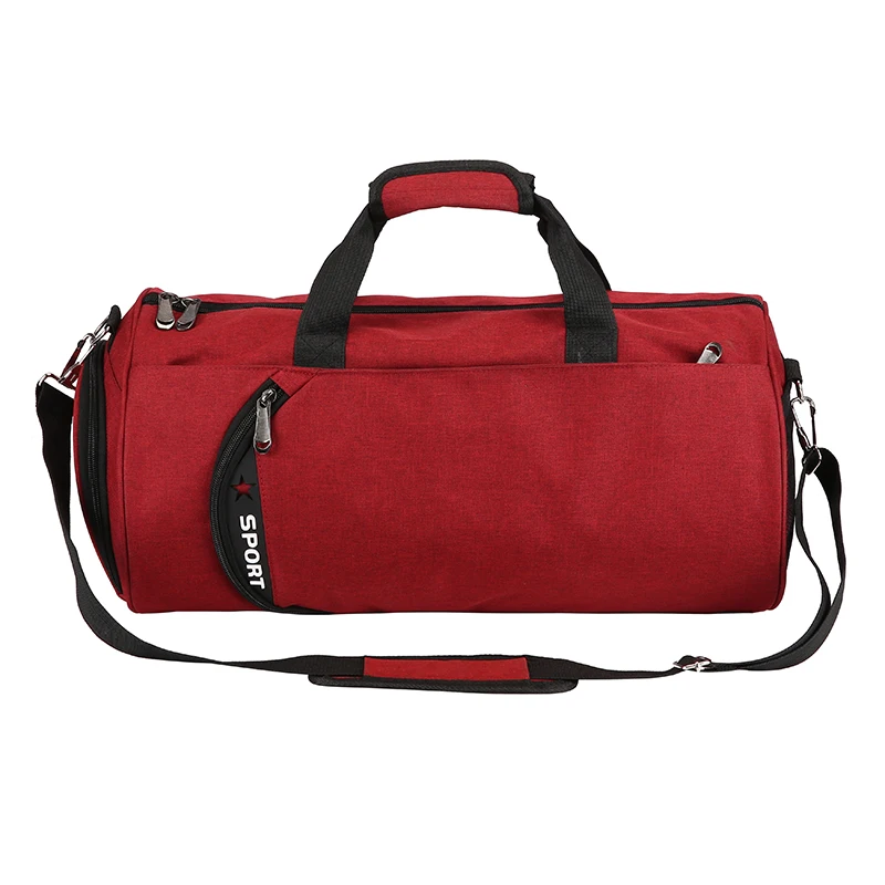 Нейлоновая Полиэфирная Сумка для путешествий, спортивная сумка, дорожная сумка, сумка на плечо - Цвет: Красный