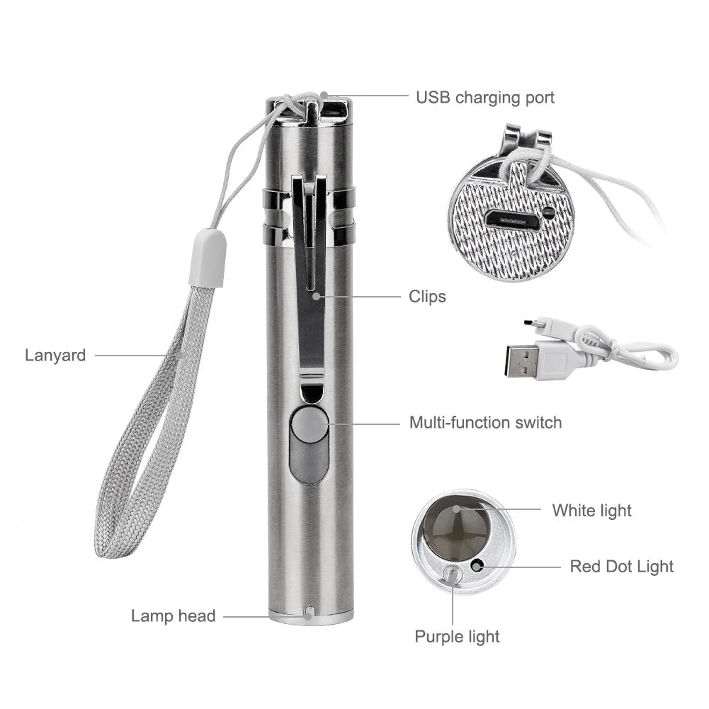Mini Smart Livre Light-Rechargeable USB