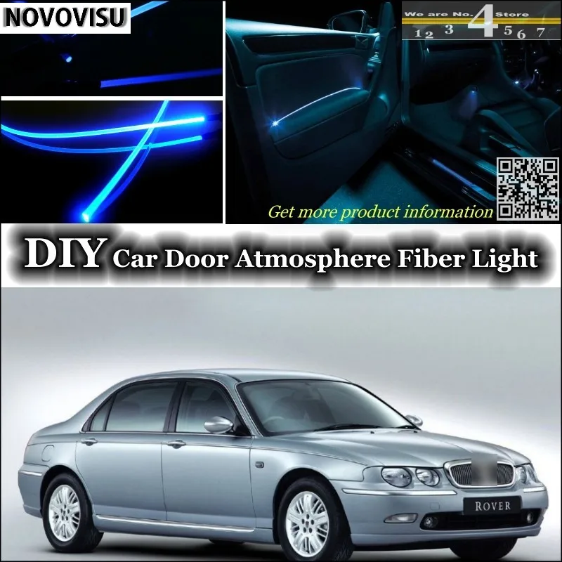 NOVOVISU For Rover 75 interior Ambient Light Atmosphere Fiber Optic Band Lights Inside Door Panel illumination Not EL light 01 - 