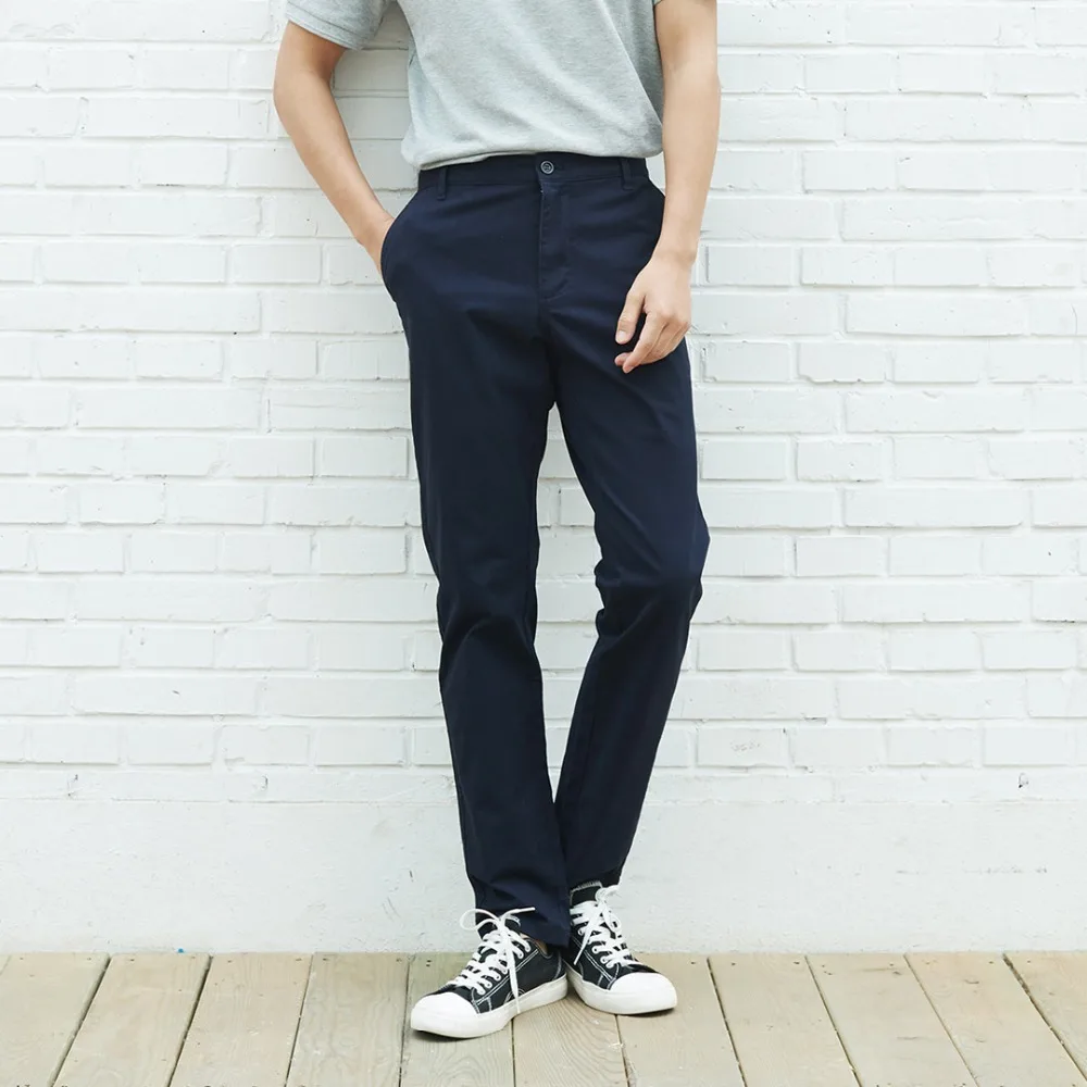 Xiaomi MITOWNLIFE, городские повседневные брюки, весна-лето, мужские хлопковые брюки, облегающие, модные, удобные, мужские брюки