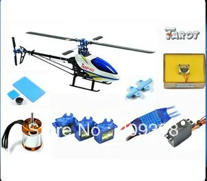 

Tarot 450 Sports Helicopter TL20008+Tarot GY550 Gyro+40A ESC(Package 3)