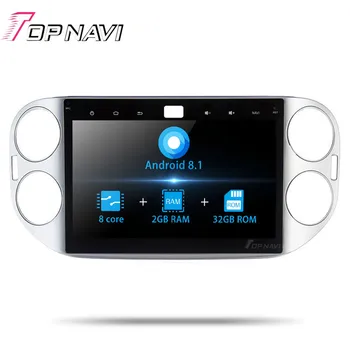 

10.1'' Android 8.1 Octa Core Car Auto Multimedia Players For VW Tiguan 2013 Video Stereo Car GPS Navigation with Free Map 2 din