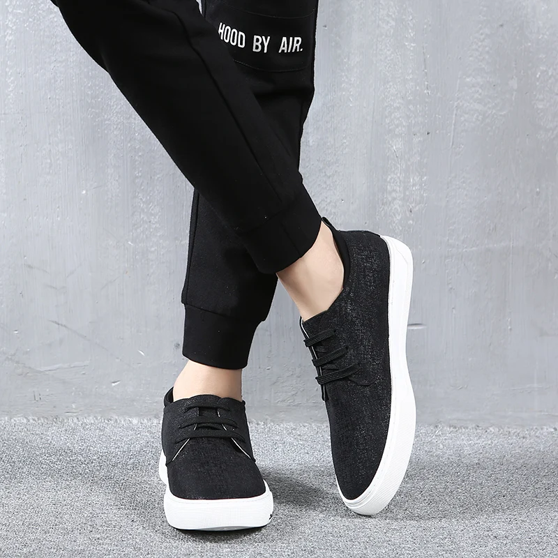 Casuais Dos up Preto Branco Nova Chegada Da Tenis branco Verão Para Lona Flats Sapatos Heinrich Sapatas Lace Primavera Homens De Preto Confortáveis 0PwqqA