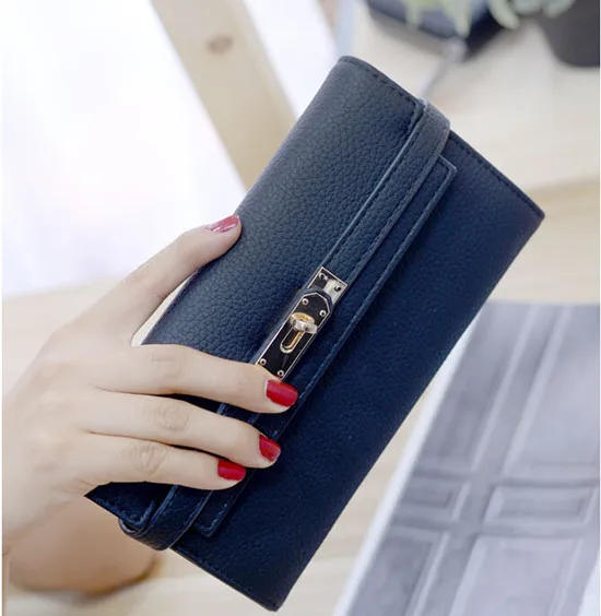 Hot PU Leather Wallet Female Luxury H Designer Women Wallets Famous Brand Women Wallets 2016 Women Purses and Clutch