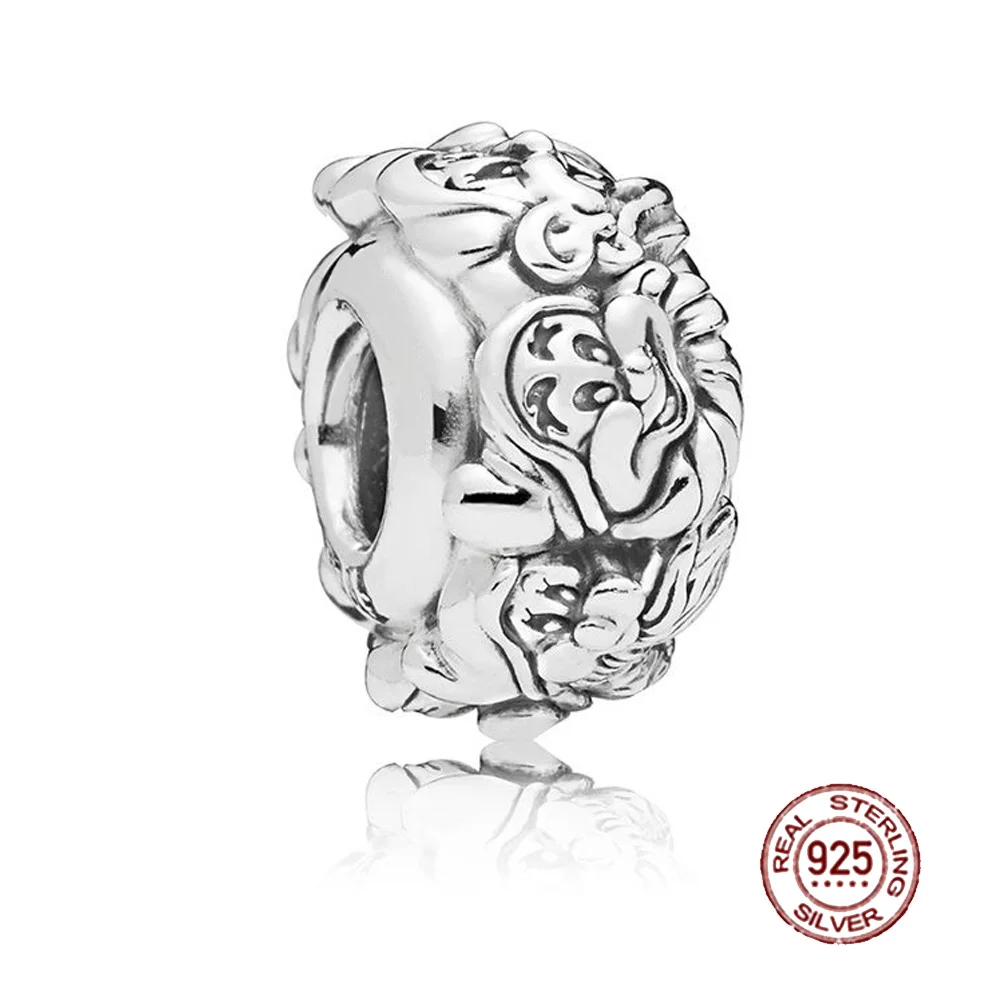 

2018 NEW 100% 925 Sterling Silver The Seven Dwarfs All Around Spacer Fit DIY Original Bracelet Jewelry Fashion Birthday Gift