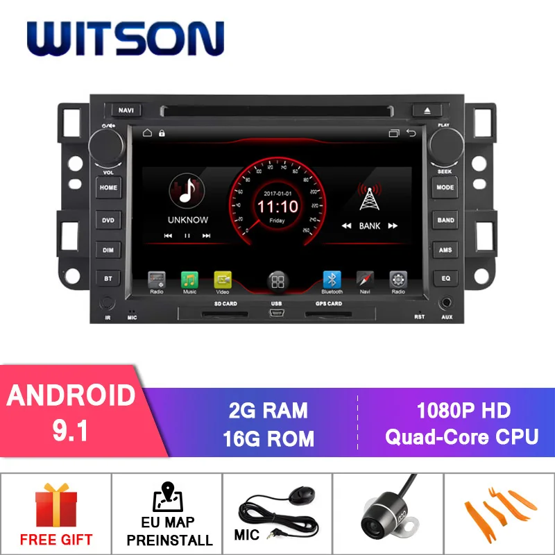 

WITSON Android 9.1 car dvd player For CHEVROLET EPICA/LOVA/CAPTIVA Built-in OBD Function 1080P HD Video