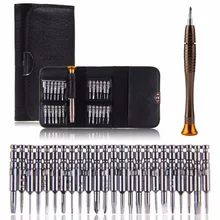25 in 1 For iPhone Cellphone Tablet PC Repair Screwdriver Set Torx Herramientas Ferramentas Screwdriver Wallet Set Repair Tools