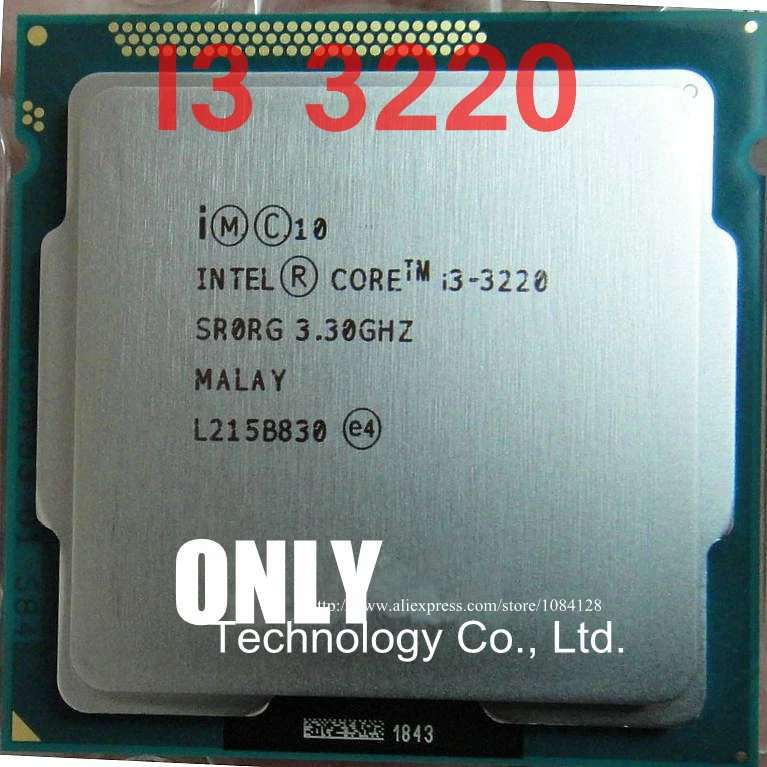 Free Shipping Intel Core I3-3220 I3 3220 Processor (3m Cache, 3.30 Ghz ...