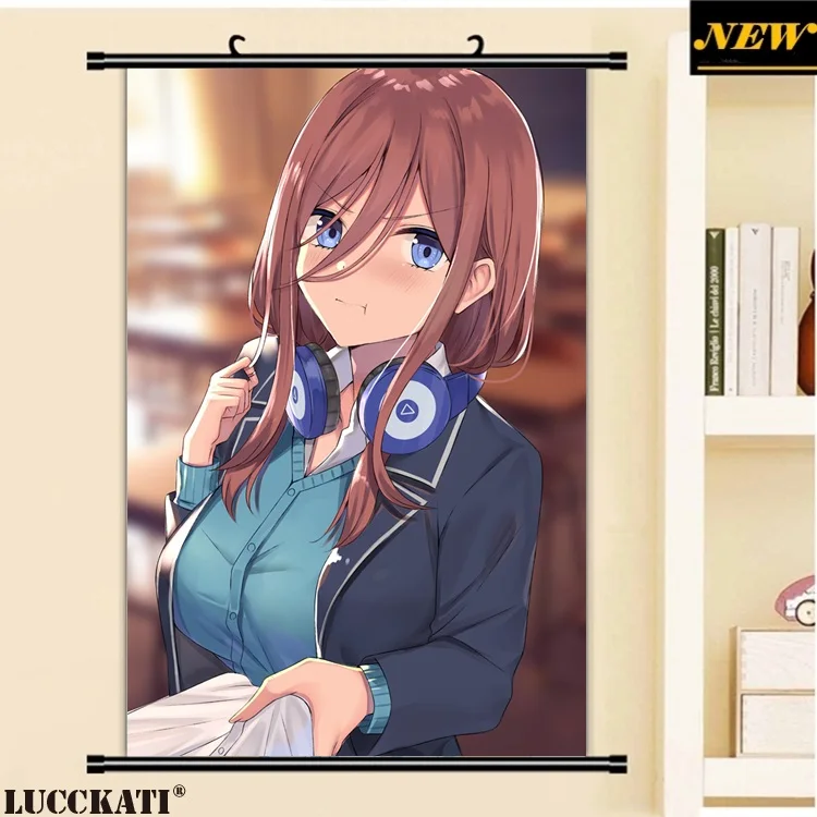 7yande.re 541971 5-toubun_no_hanayome headphones kanikou nakano_miku seifuku sweater_副本