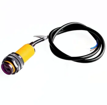 

Smart car robot E18-D80NK infrared obstacle avoidance sensor proximity switch 3-80cm adjustable