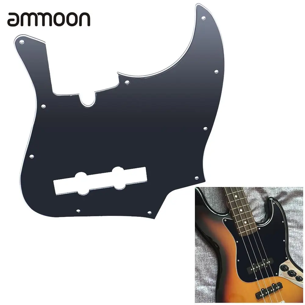 

10 Holes Bass Pickguard Pick Guards Scratch Plate for Standard Jazz Bass for TAGIMA JB 3Ply PVC Construction