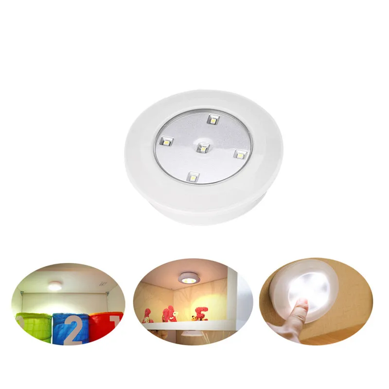 

Wireless Remote Control Lights LED Touch Night Light Creative Bedside Wardrobe Lights Decorative Cabinet Lights 4PCS 40JA08
