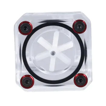 

PC Computer Cooling System G1/4 4 mm Length Thread Type Transparent Acrylic Water Flow Meter Monitor New Promotion