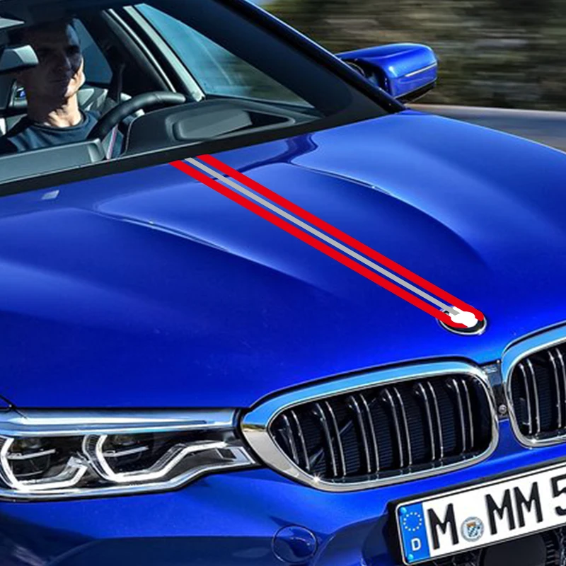 Виниловые наклейки для стайлинга автомобиля 1 шт. в полоску на капюшон BMW X2 X3 X4 X5 M3