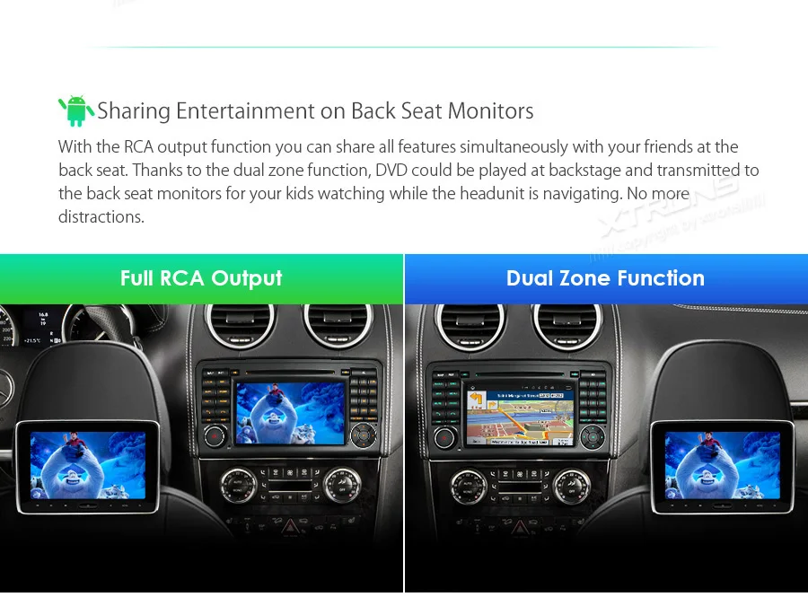 Flash Deal Android 8.1 Radio GPS RCA Car DVD Player for Mercedes Benz ML Class W164 ML300 ML350 ML450 ML500 2005-2011 GL Class X164 7