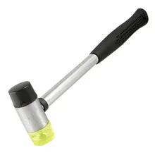 Многофункциональная головка Мощность снижена для ювелирных изделий инструменты для изготовления подарка «сделай сам» 25/30/35/40 мм двойной уход за кожей лица резиновый молоток AI88