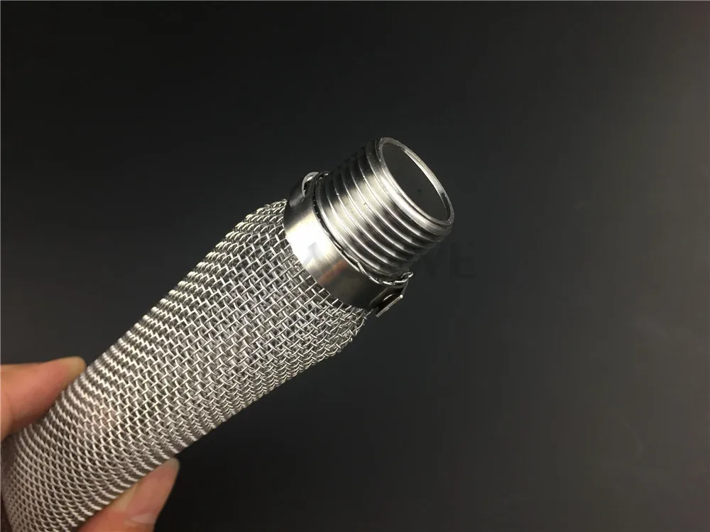 Stainless Steel Bazooka Screen Homebrew beer Mash Filter Kettle Screen 12NPT Pipe fitting Bar Tool (10)