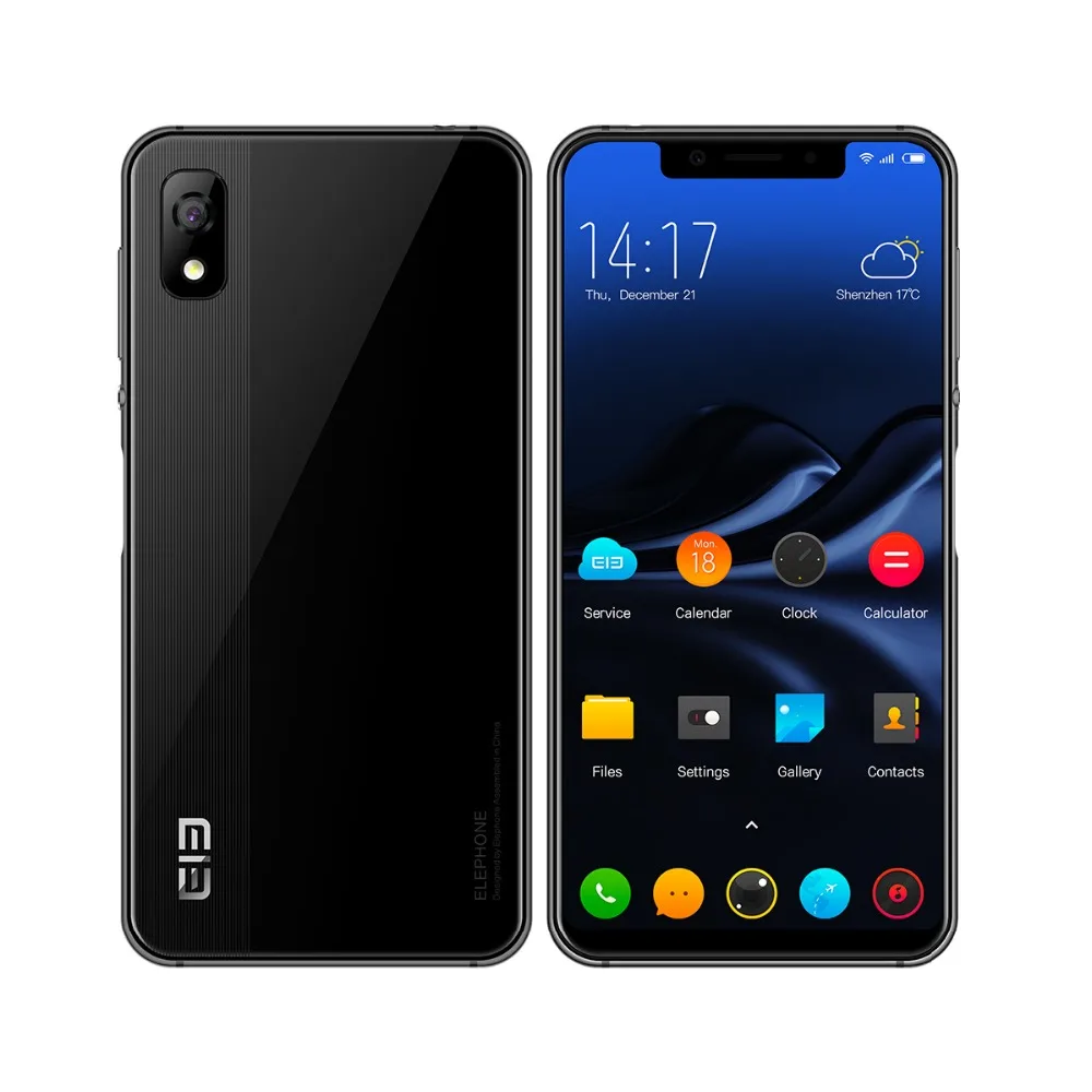 Elephone A4 MT6739 четырехъядерный мобильный телефон 19:9 HD + экран 5,85 дюймов Android 8,1 смартфон 3 ГБ ОЗУ 16 Гб ПЗУ 4G LTE мобильный телефон