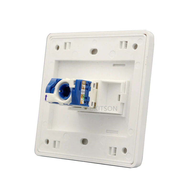 1 Port Rotate CAT6 RJ45 Wall Panel pic 2