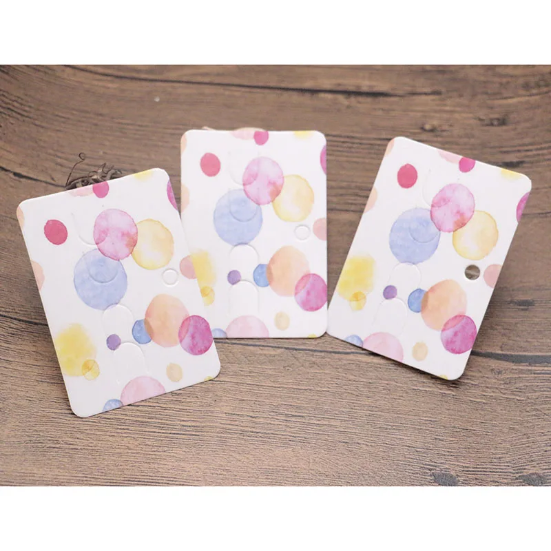 5x7cm Paper Earring Cards Necklace/Bracelet Display Packaging Card Tags Jewelry Accessories Showcase Custom Logo | Украшения и