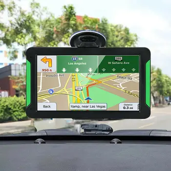 

7 Inch Touch Screen GPS Navigation Device Maps Truck Car Auto Europe Map 256MB + 8GB Real-Time Voice Broadcast Hi-Fi Speaker