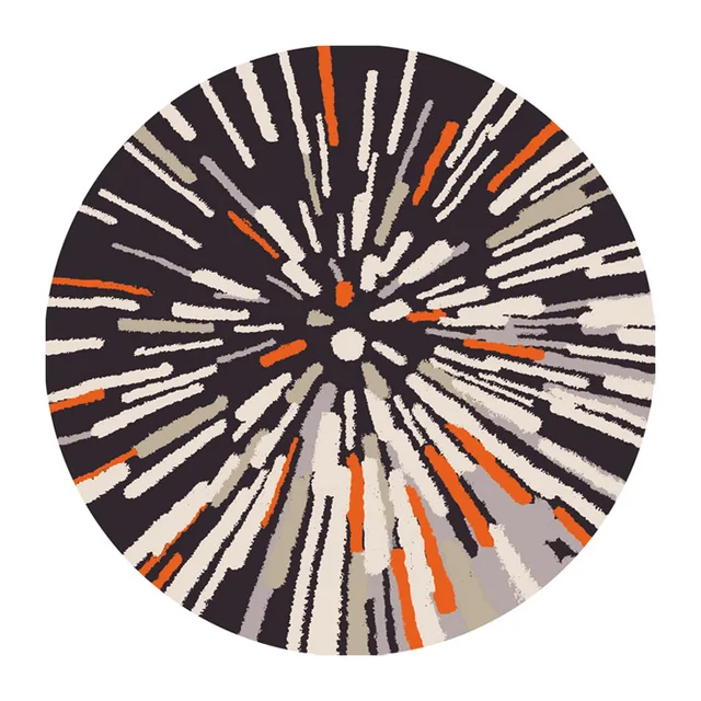 Round Carpet Rug Door Mat Modern Carpets for Living Room Hallway Area Rug Carpet Bedroom Anti