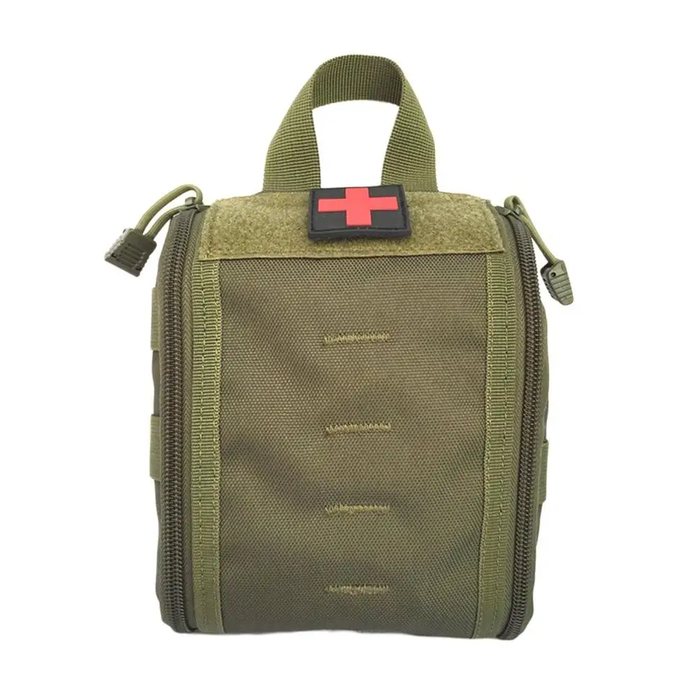 Прочная Спортивная медицинская сумка для активного отдыха, тактическая аптечка, многофункциональная сумка для аварийного выживания, пустая сумка для путешествий, кемпинга - Цвет: green