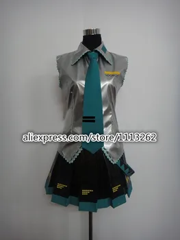 

Super Alloy Hatsune Miku Vocaloid Cosplay Costumes Dress Girl's Cloth any size