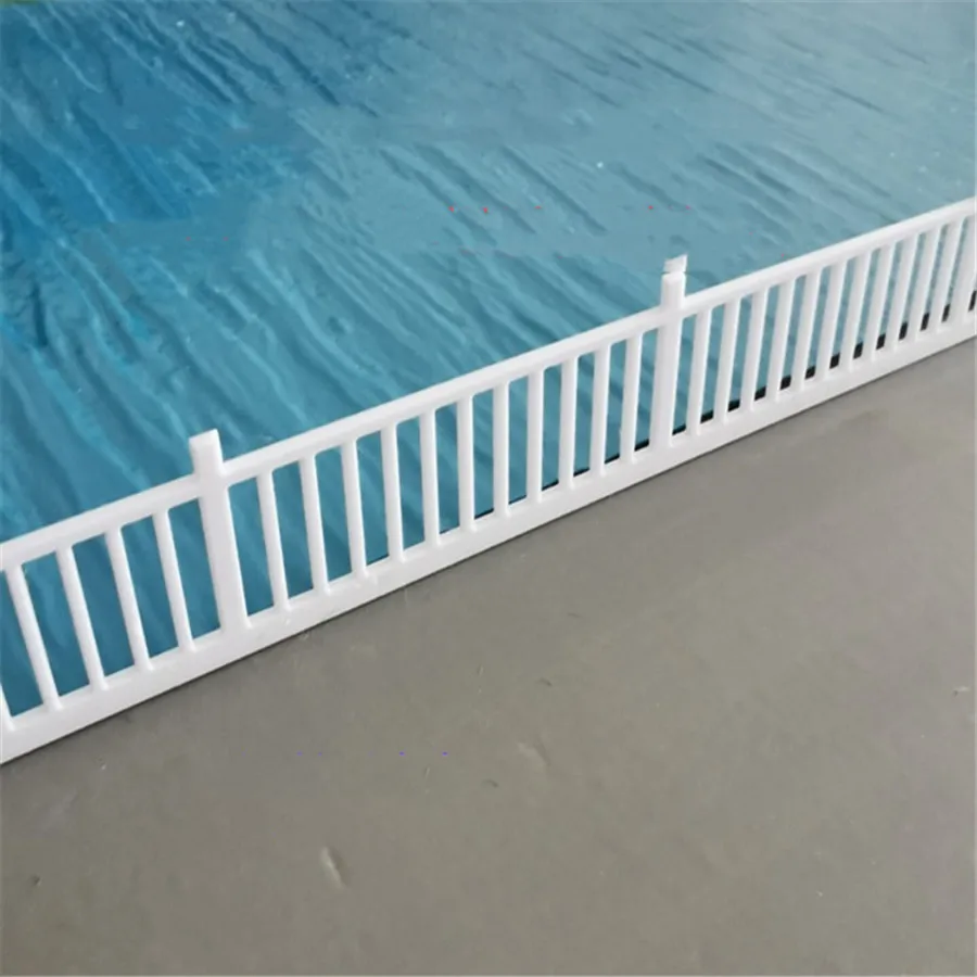 architecture model fence in ho train layout04